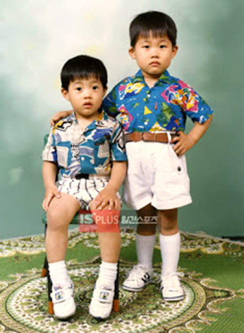 KHJ et son frère
KHJ et son frère