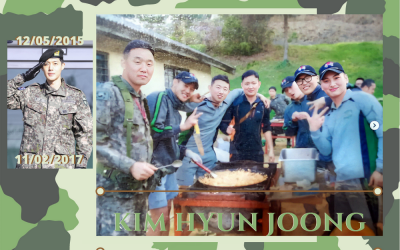 Kim Hyun Joong & the army