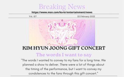 Kim Hyun Joong- Press : Kim Hyun-joong to hold a gift concert on the 27th (sports.khan.co.kr )