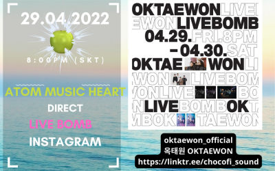 ATOM MUSIC HEART :  Direct Live on Instagram this friday 29/04 –  20H (SKT)