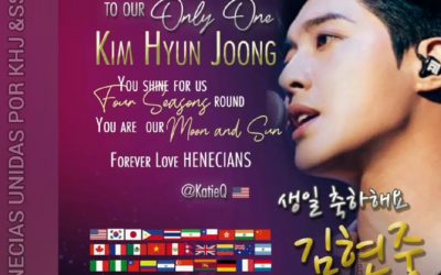 Happy Birthday messages to Kim Hyun Joong from his fans