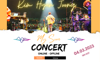 Kim Hyun Joong : MY SUN CONCERT 04.03.2023 – 18H KST