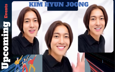 Kim Hyun Joong : Weekend appointments…