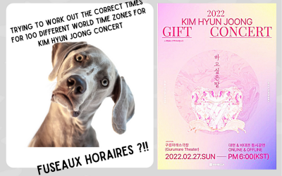 Kim Hyun Joong : Gift Concert – TimeZone