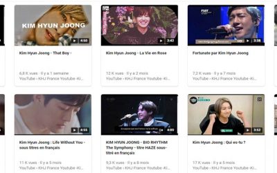 Kim Hyun Joong France : Youtube Channel