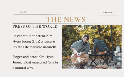 Kim Hyun Joong : Kim Hyun Joong (Lida) encourages juniors to speak candidly while camping (WOW Korea.jp)