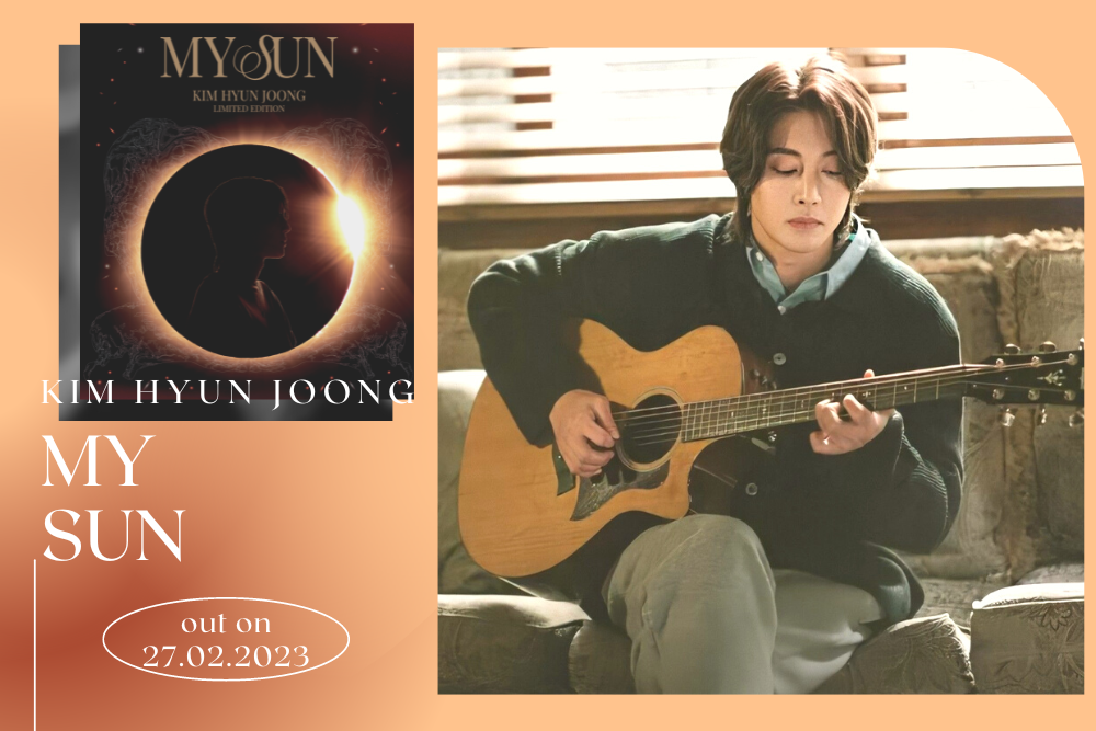 Kim Hyun Joong : Pré-commandes du 3ème album MY SUN possibles dès aujourd’hui.
