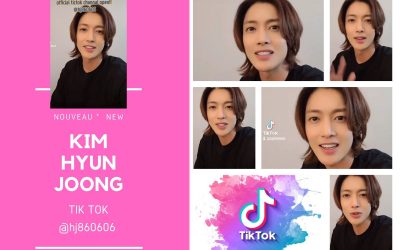 Kim Hyun Joong : a new TIK TOK channel