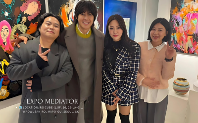 ๐ค Kim Hyun Joong -๐ค Jung Jin Yeongย ๐ค Jeong Da Woon ๐ค Park Yun Aย at RGB CUBE – Seoul untill december 5th