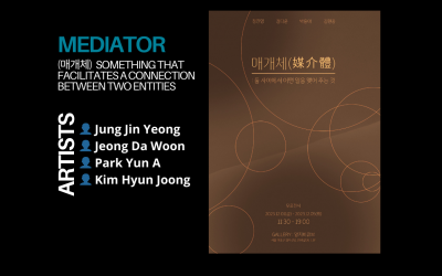 Kim Hyun Joong : MEDIATOR Exhibition from 1st to 5th december
