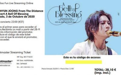 KIM HYUN JOONG  «A Bell Of Blessing» From The Distance Concert  –TICKETS–