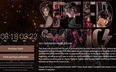 KIM HYUN JOONG : 2021 SUPER SPEED MUSIC FESTIVAL **TICKETS**