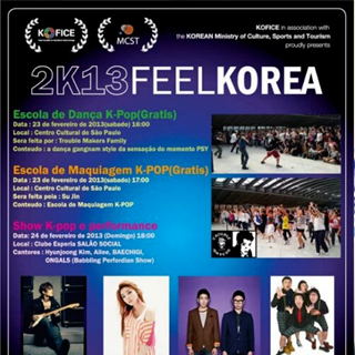 2K13  « FEEL KOREA » au Brésil